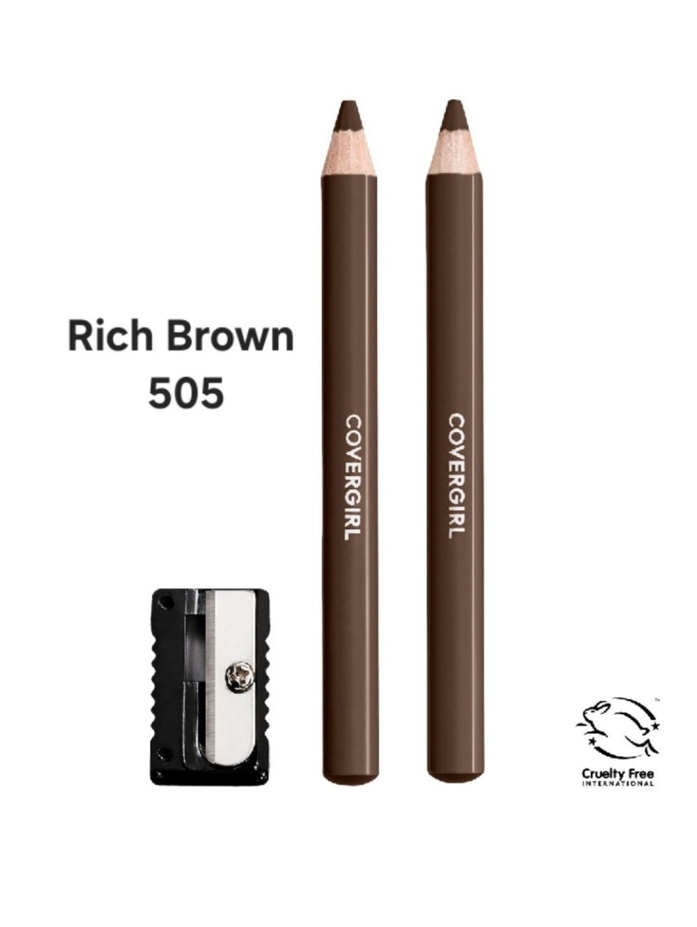 ⭐4/$15 CoverGirl Brow and Eyeliner Rich Brown